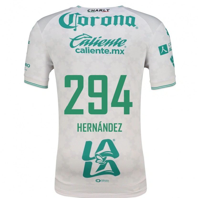 Danxen Barn Matías Hernández #294 Ljusgrön Vit Bortatröja Matchtröjor 2026/27 Tröjor T-Tröja