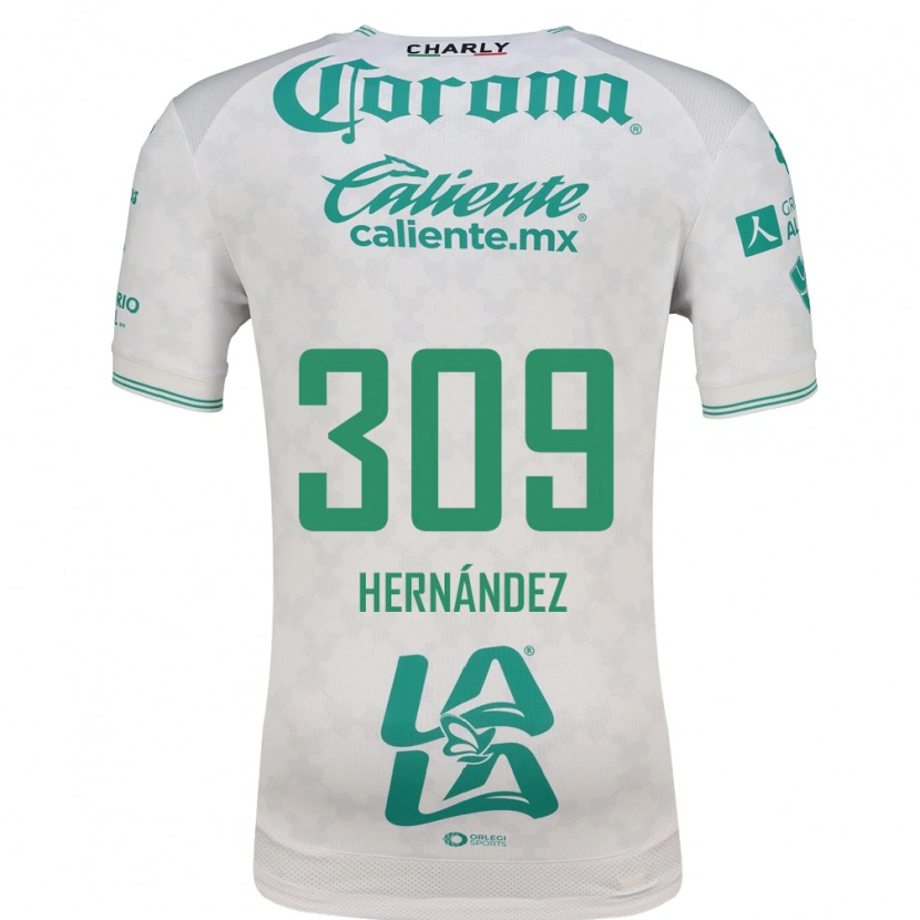 Danxen Barn Julio Hernández #309 Ljusgrön Vit Bortatröja Matchtröjor 2026/27 Tröjor T-Tröja