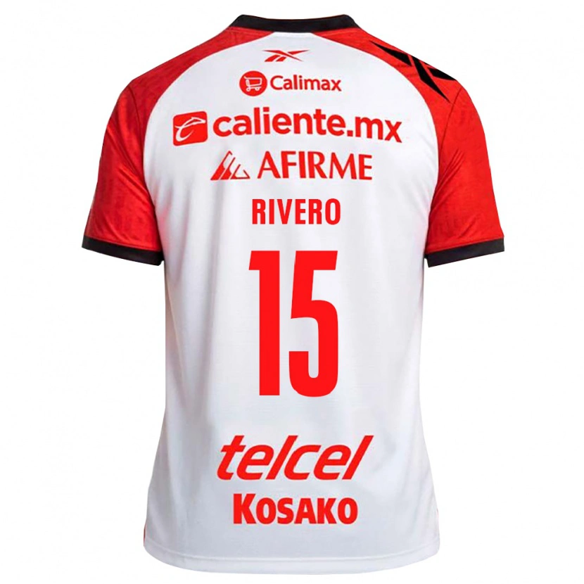 Danxen Barn Ignacio Rivero #15 Vit Svart Röd Bortatröja Matchtröjor 2026/27 Tröjor T-Tröja