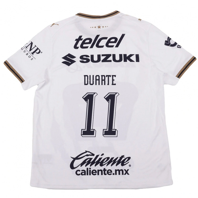 Danxen Barn Luz Duarte #11 Vit Svart Brun Bortatröja Matchtröjor 2026/27 Tröjor T-Tröja