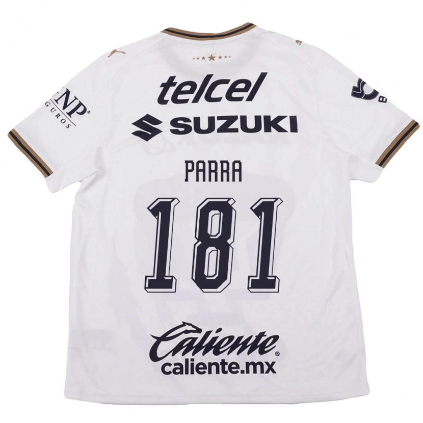 Danxen Barn Rodrigo Parra #181 Vit Svart Brun Bortatröja Matchtröjor 2026/27 Tröjor T-Tröja