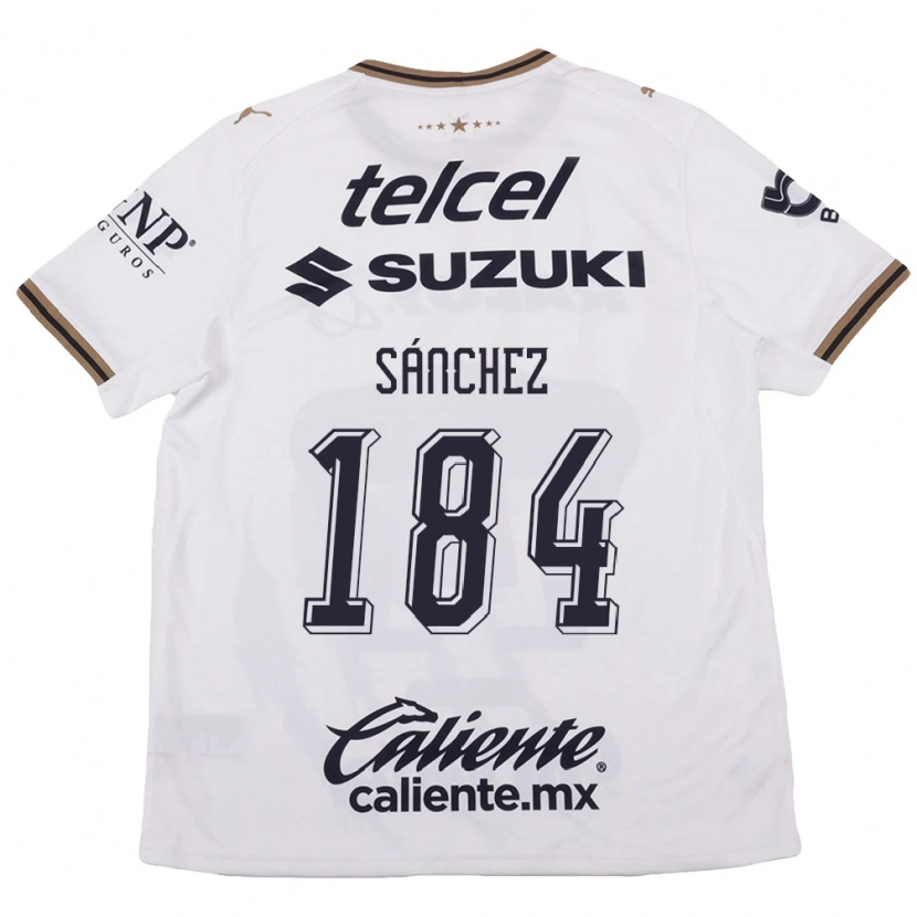Danxen Barn Manuel Sánchez #184 Vit Svart Brun Bortatröja Matchtröjor 2026/27 Tröjor T-Tröja