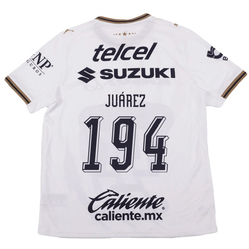Danxen Barn Alejandro Juárez #194 Vit Svart Brun Bortatröja Matchtröjor 2026/27 Tröjor T-Tröja