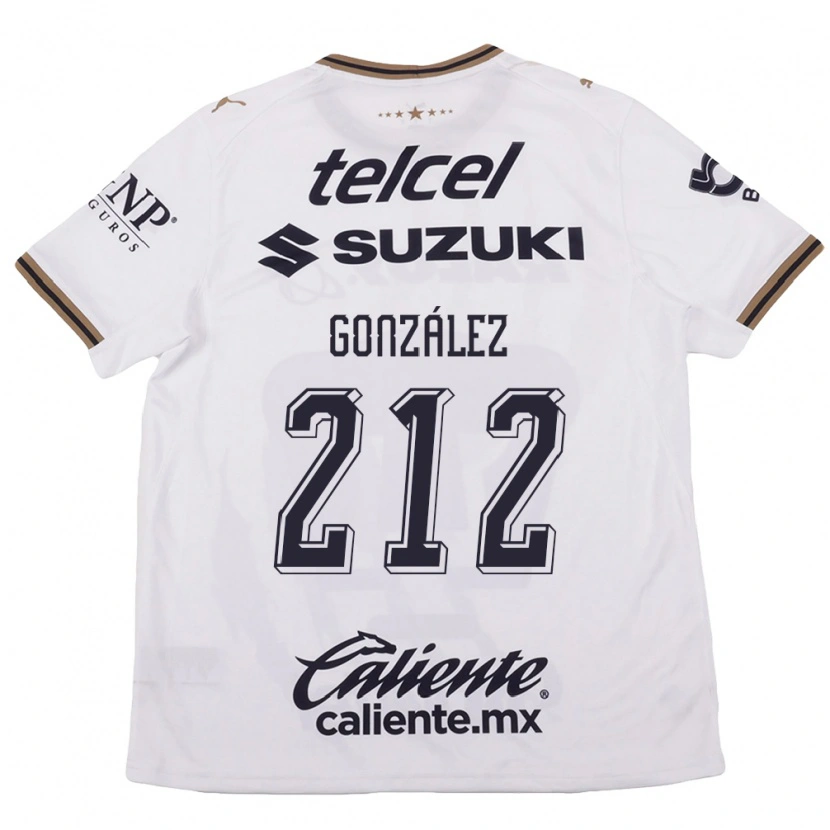 Danxen Barn José González #212 Vit Svart Brun Bortatröja Matchtröjor 2026/27 Tröjor T-Tröja