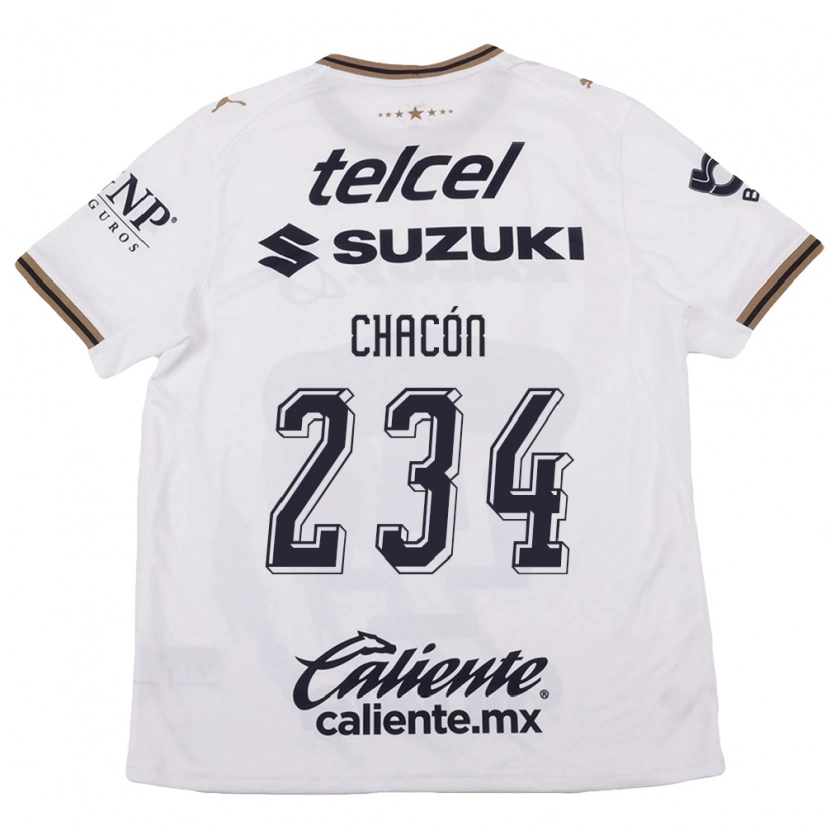 Danxen Barn Nicolás Chacón #234 Vit Svart Brun Bortatröja Matchtröjor 2026/27 Tröjor T-Tröja