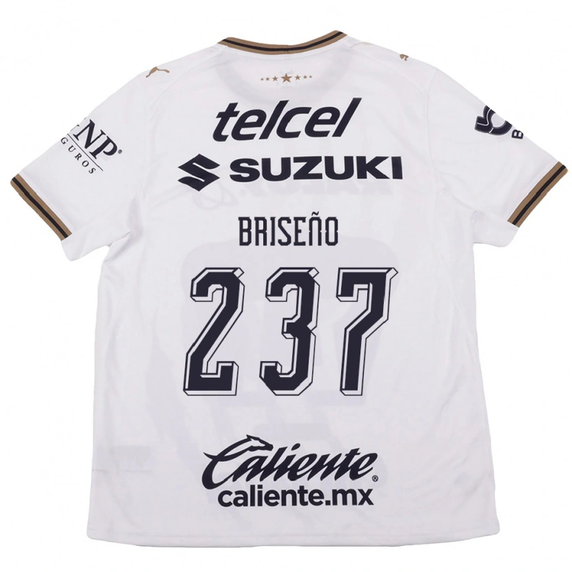 Danxen Barn Juan Briseño #237 Vit Svart Brun Bortatröja Matchtröjor 2026/27 Tröjor T-Tröja