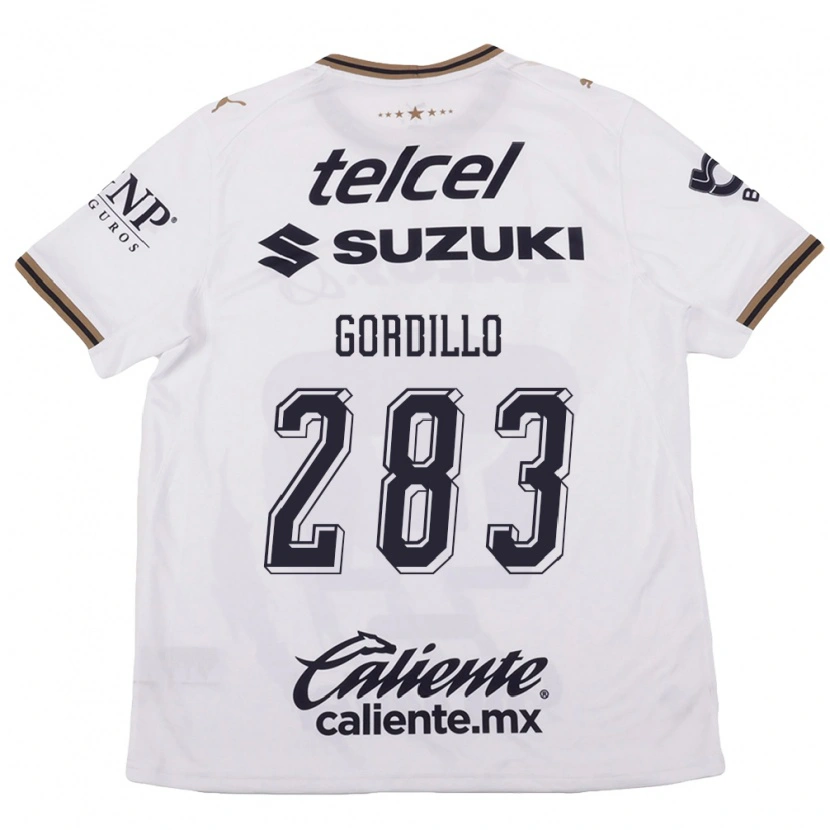 Danxen Barn Luis Gordillo #283 Vit Svart Brun Bortatröja Matchtröjor 2026/27 Tröjor T-Tröja