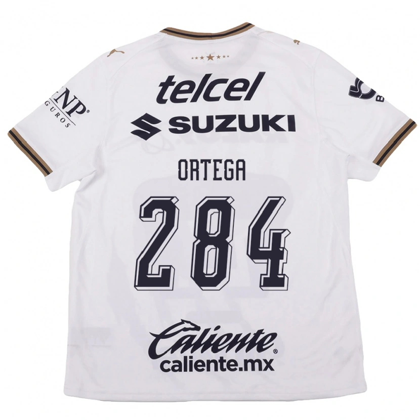 Danxen Barn Oscar Ortega #284 Vit Svart Brun Bortatröja Matchtröjor 2026/27 Tröjor T-Tröja