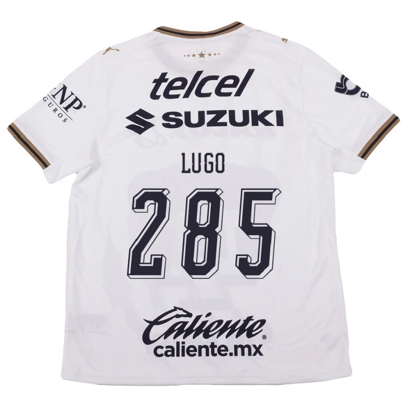 Danxen Barn Nicolás Lugo #285 Vit Svart Brun Bortatröja Matchtröjor 2026/27 Tröjor T-Tröja