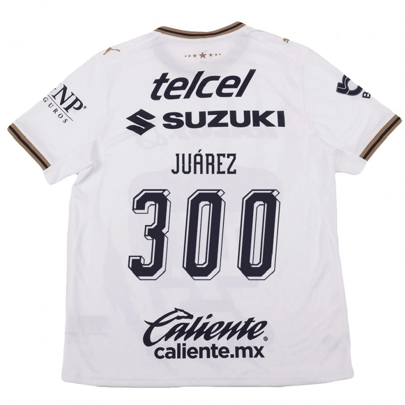 Danxen Barn Jonathan Juárez #300 Vit Svart Brun Bortatröja Matchtröjor 2026/27 Tröjor T-Tröja