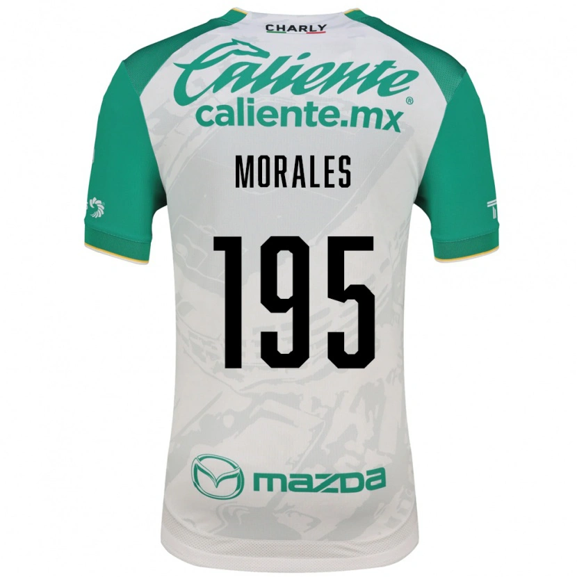 Danxen Barn Daniel Morales #195 Ljusgrön Vit Bortatröja Matchtröjor 2026/27 Tröjor T-Tröja