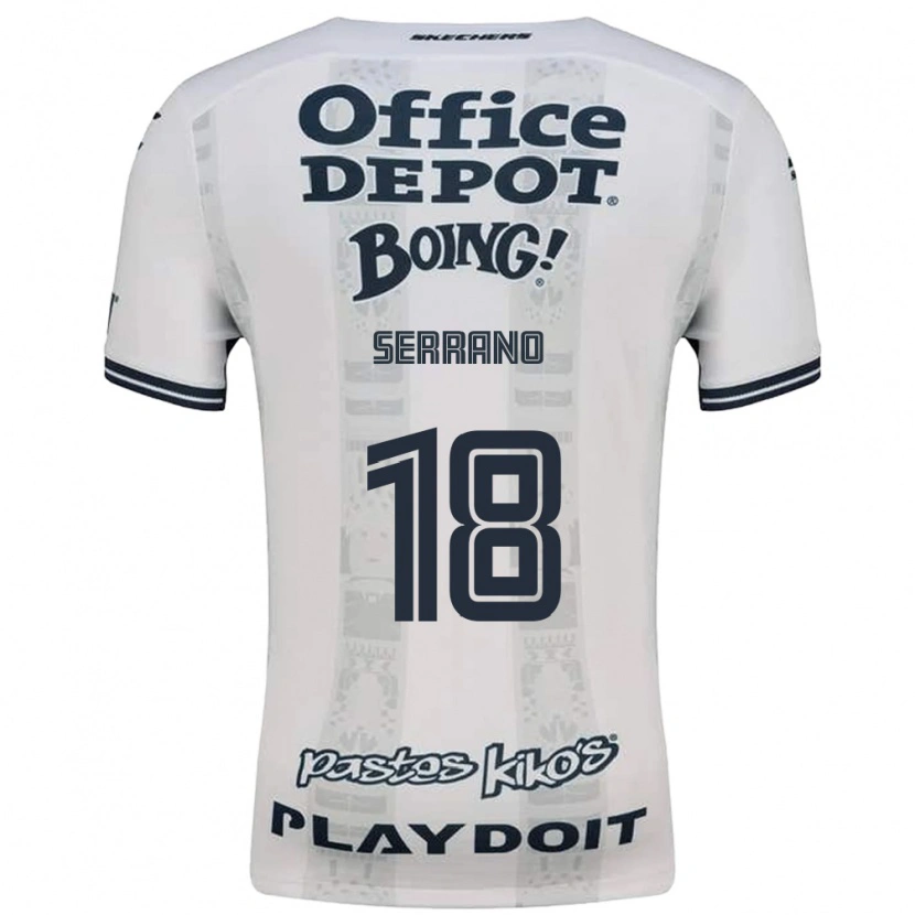 Danxen Barn Blanky Serrano #18 Röd Vit Svart Bortatröja Matchtröjor 2026/27 Tröjor T-Tröja