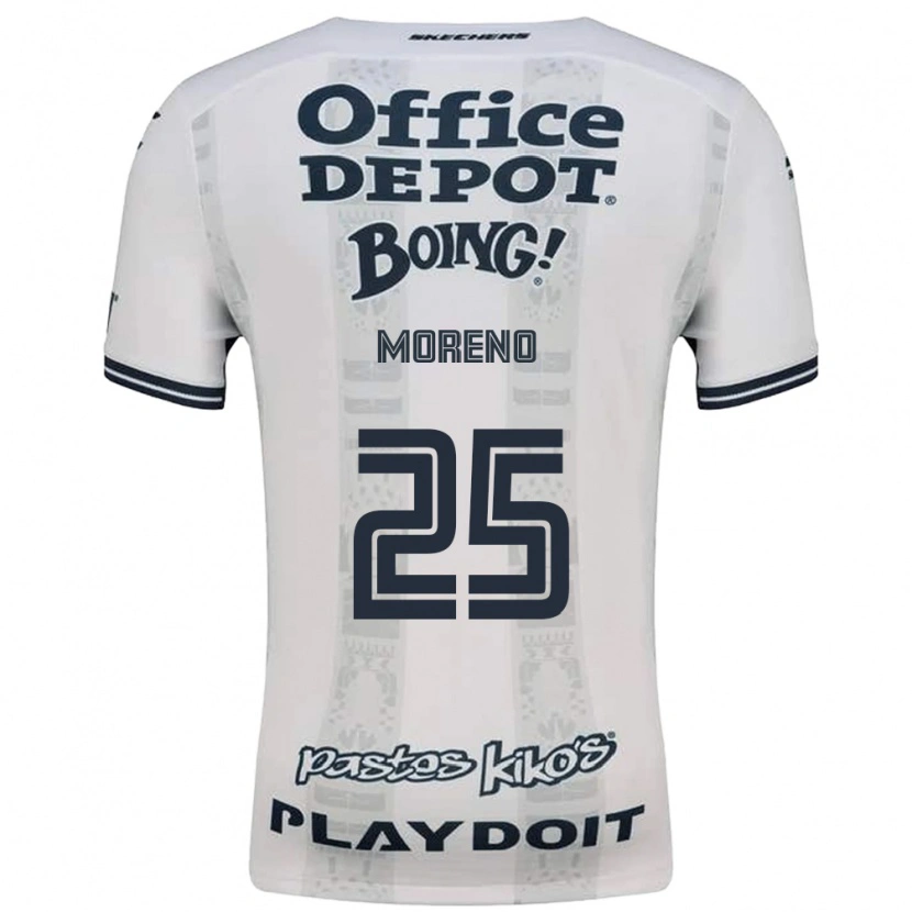 Danxen Barn Carlos Moreno #25 Röd Vit Svart Bortatröja Matchtröjor 2026/27 Tröjor T-Tröja