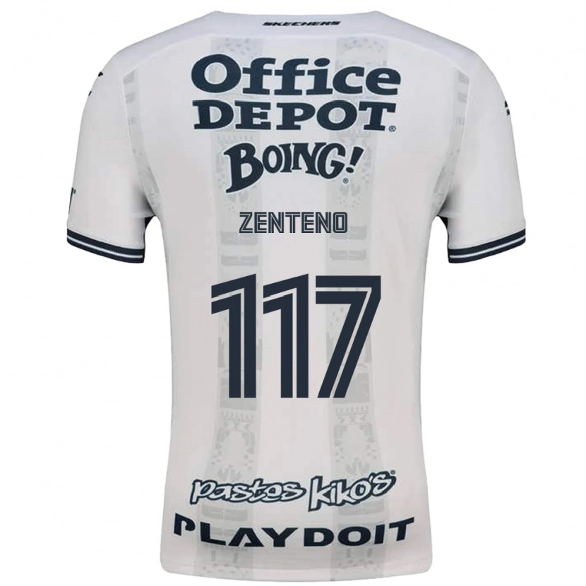 Danxen Barn Gustavo Zenteno #117 Röd Vit Svart Bortatröja Matchtröjor 2026/27 Tröjor T-Tröja