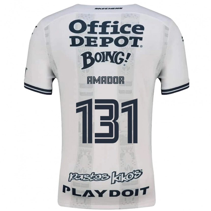 Danxen Barn Santiago Amador #131 Röd Vit Svart Bortatröja Matchtröjor 2026/27 Tröjor T-Tröja