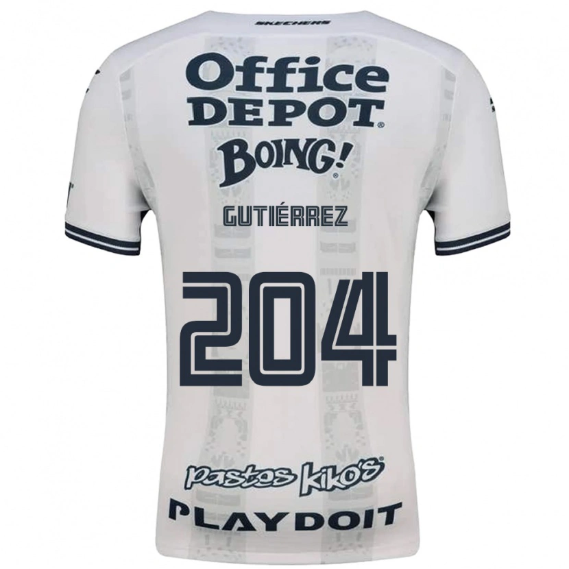 Danxen Barn Saúl Gutiérrez #204 Röd Vit Svart Bortatröja Matchtröjor 2026/27 Tröjor T-Tröja