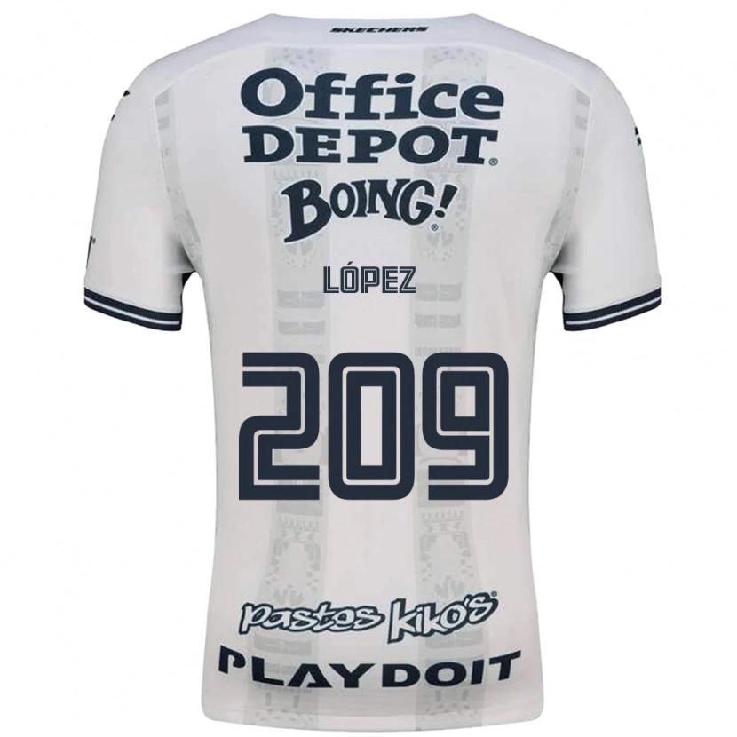 Danxen Barn Santiago López #209 Röd Vit Svart Bortatröja Matchtröjor 2026/27 Tröjor T-Tröja