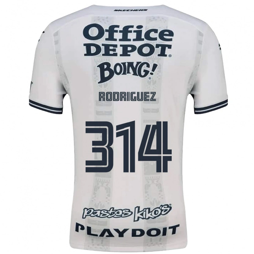 Danxen Barn Alan Rodríguez #314 Röd Vit Svart Bortatröja Matchtröjor 2026/27 Tröjor T-Tröja
