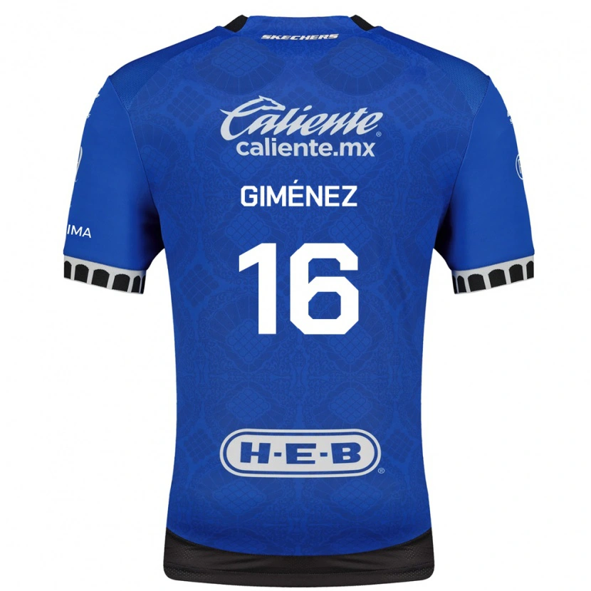 Danxen Barn Enzo Giménez #16 Kungligt Blå Vit Svart Bortatröja Matchtröjor 2026/27 Tröjor T-Tröja