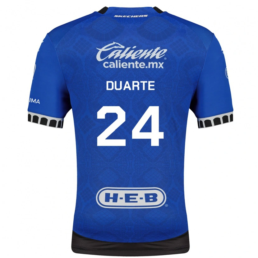 Danxen Barn Bayron Duarte #24 Kungligt Blå Vit Svart Bortatröja Matchtröjor 2026/27 Tröjor T-Tröja