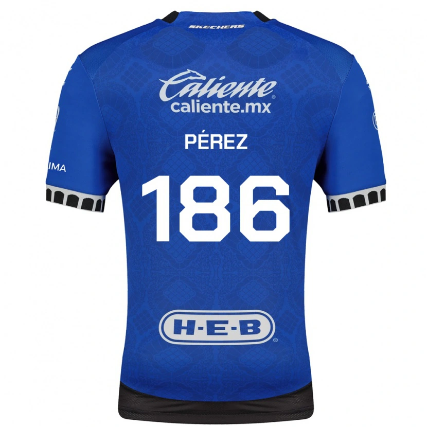 Danxen Barn José Pérez #186 Kungligt Blå Vit Svart Bortatröja Matchtröjor 2026/27 Tröjor T-Tröja