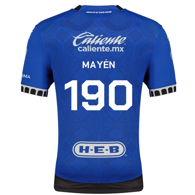 Danxen Barn Eduardo Mayén #190 Kungligt Blå Vit Svart Bortatröja Matchtröjor 2026/27 Tröjor T-Tröja