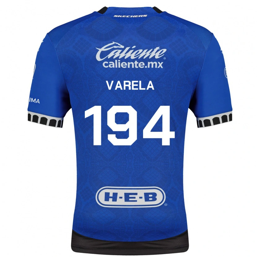 Danxen Barn José Varela #194 Kungligt Blå Vit Svart Bortatröja Matchtröjor 2026/27 Tröjor T-Tröja