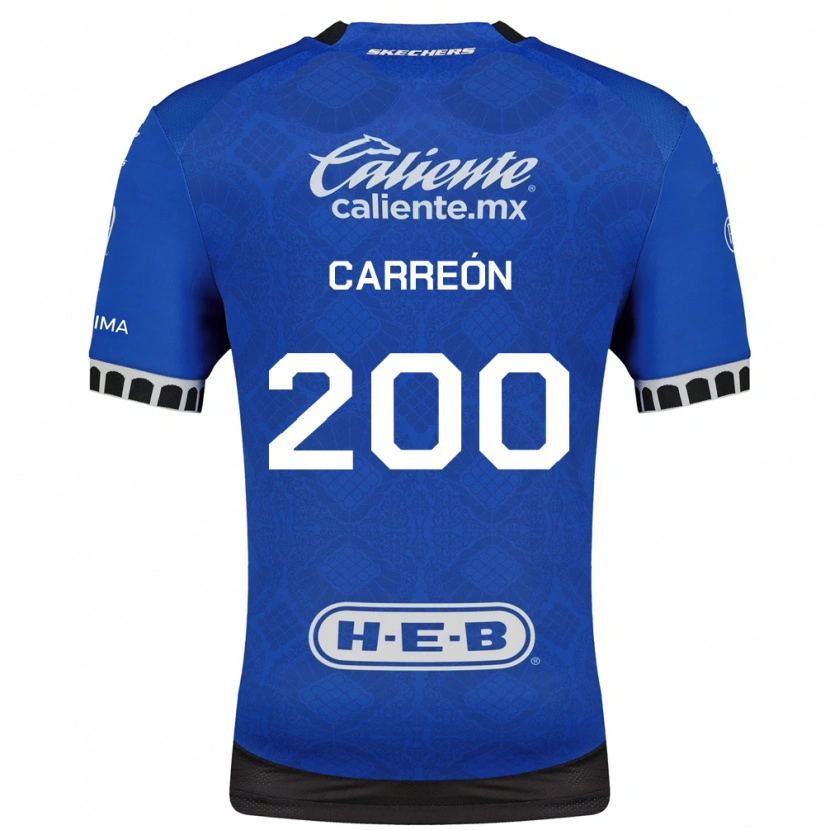 Danxen Barn Cristian Carreón #200 Kungligt Blå Vit Svart Bortatröja Matchtröjor 2026/27 Tröjor T-Tröja