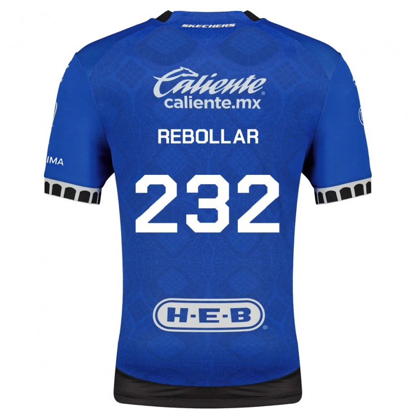 Danxen Barn Jonathan Rebollar #232 Kungligt Blå Vit Svart Bortatröja Matchtröjor 2026/27 Tröjor T-Tröja