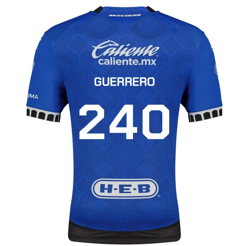 Danxen Barn Tlaloc Guerrero #240 Kungligt Blå Vit Svart Bortatröja Matchtröjor 2026/27 Tröjor T-Tröja
