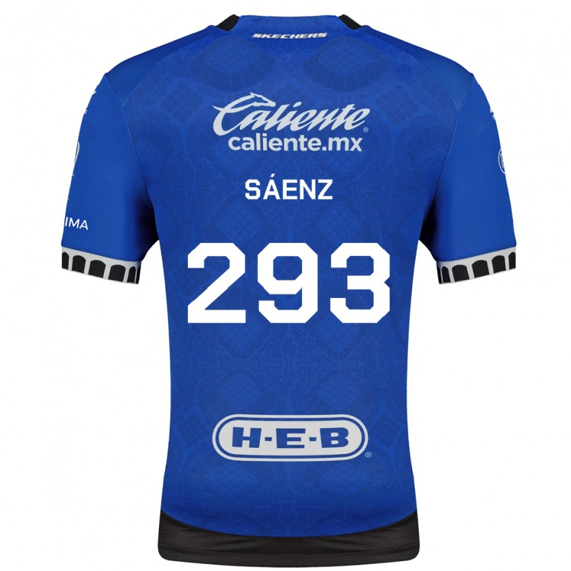 Danxen Barn Nicolás Sáenz #293 Kungligt Blå Vit Svart Bortatröja Matchtröjor 2026/27 Tröjor T-Tröja