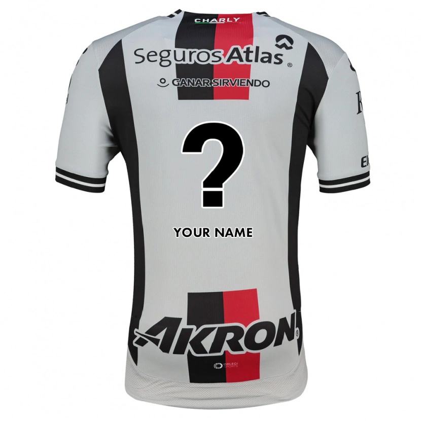 Danxen Barn Ditt Namn #0 Vit Röd Svart Bortatröja Matchtröjor 2026/27 Tröjor T-Tröja