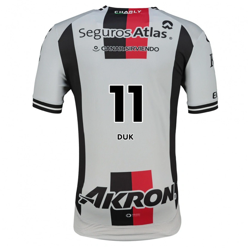 Danxen Barn Duk #11 Vit Röd Svart Bortatröja Matchtröjor 2026/27 Tröjor T-Tröja