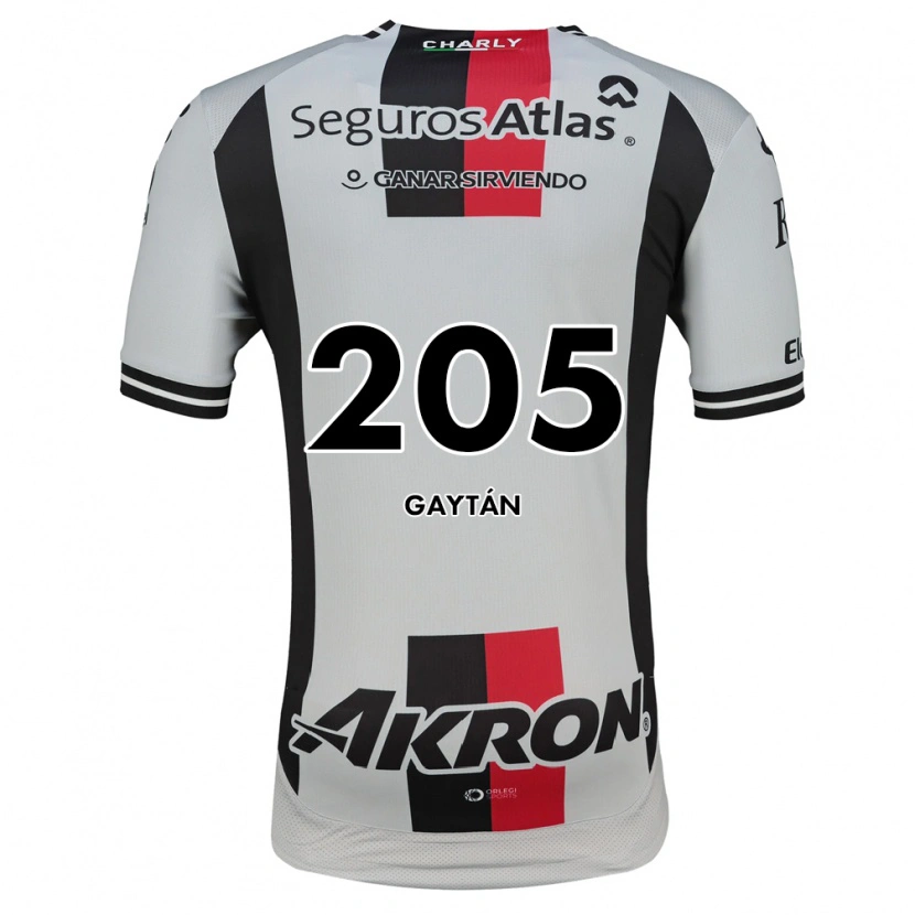 Danxen Barn José Gaytán #205 Vit Röd Svart Bortatröja Matchtröjor 2026/27 Tröjor T-Tröja