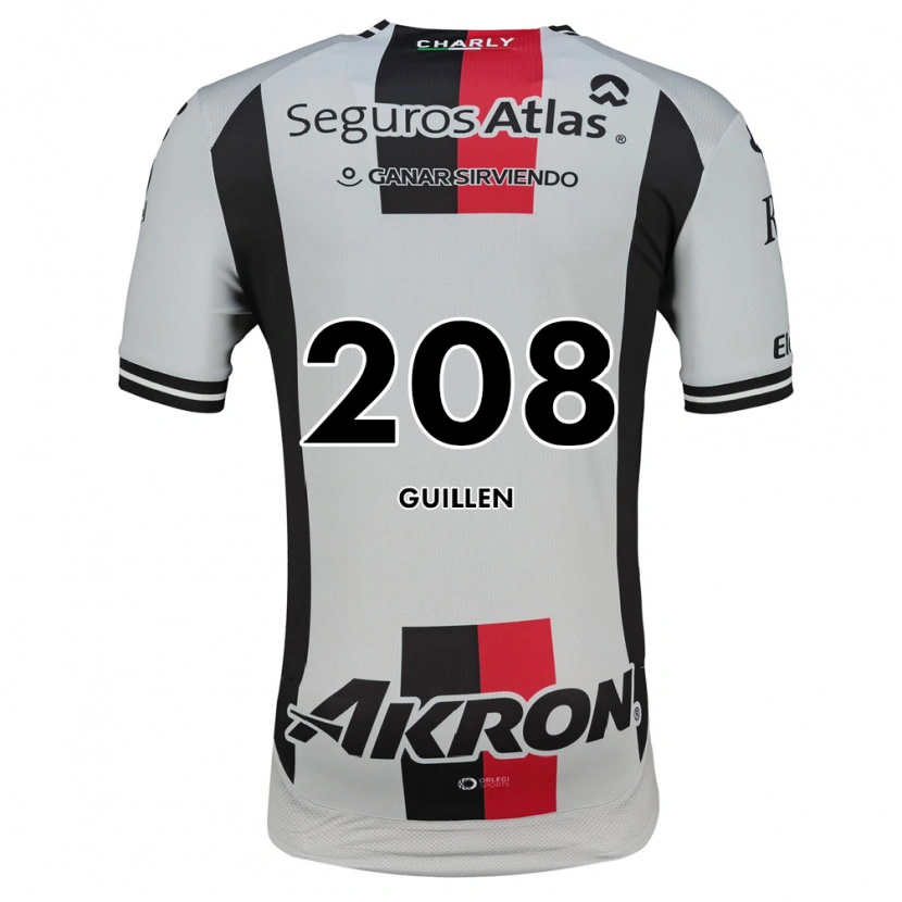 Danxen Barn Jesús Guillén #208 Vit Röd Svart Bortatröja Matchtröjor 2026/27 Tröjor T-Tröja
