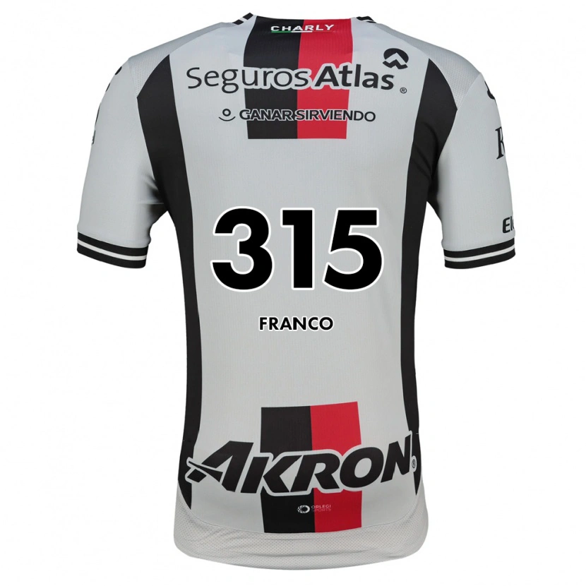 Danxen Barn César Franco #315 Vit Röd Svart Bortatröja Matchtröjor 2026/27 Tröjor T-Tröja