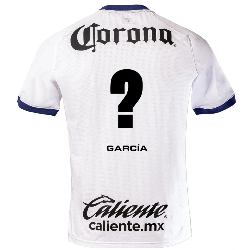Danxen Barn Carlos García #0 Vit Blå Svart Bortatröja Matchtröjor 2026/27 Tröjor T-Tröja
