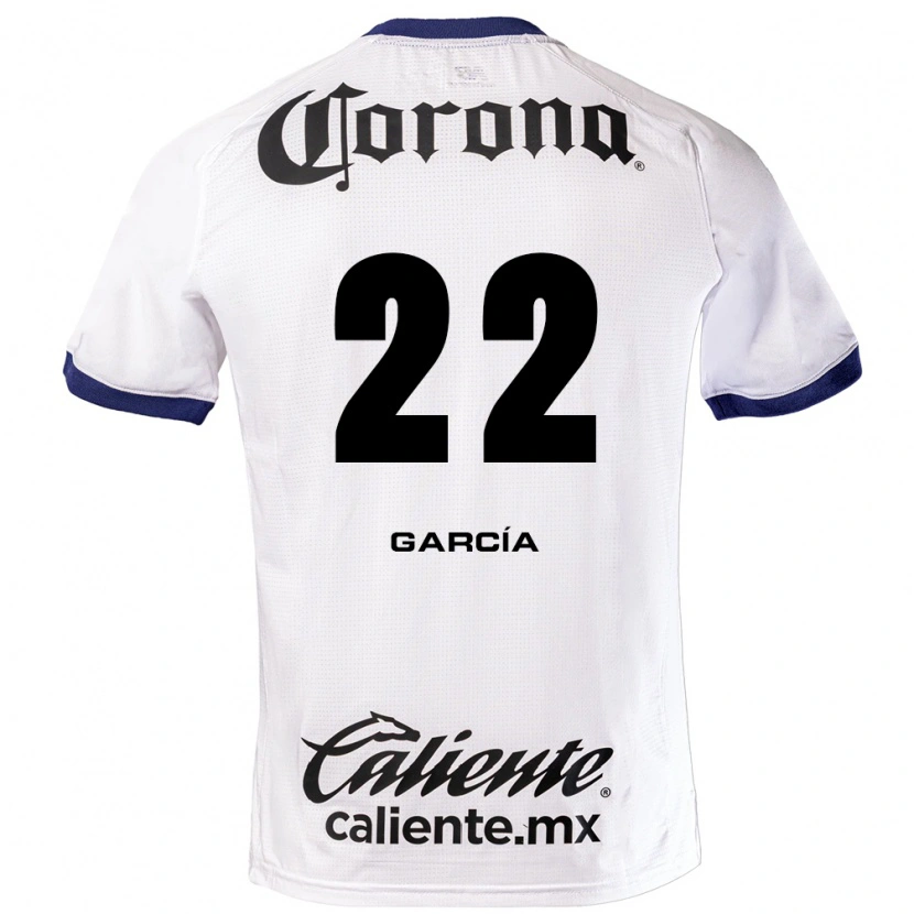 Danxen Barn Luis García #22 Vit Blå Svart Bortatröja Matchtröjor 2026/27 Tröjor T-Tröja
