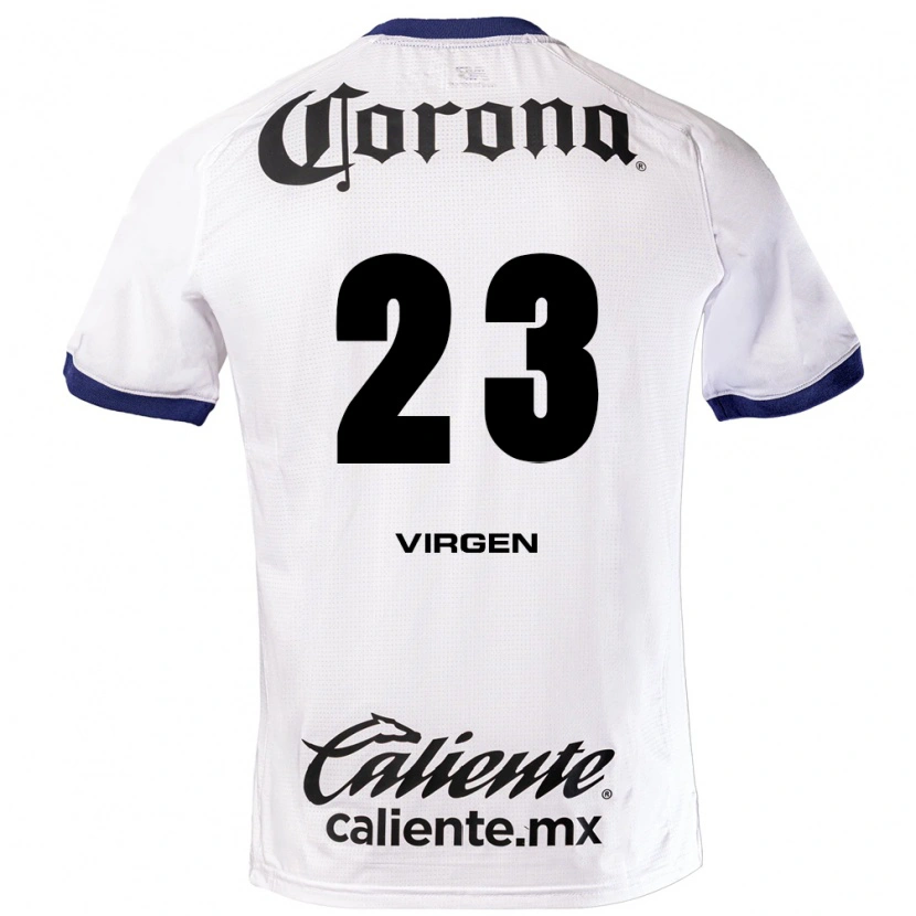 Danxen Barn Oswaldo Virgen #23 Vit Blå Svart Bortatröja Matchtröjor 2026/27 Tröjor T-Tröja
