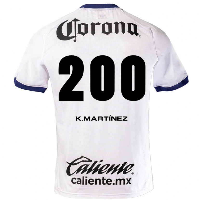 Danxen Barn Kevin Martínez #200 Vit Blå Svart Bortatröja Matchtröjor 2026/27 Tröjor T-Tröja