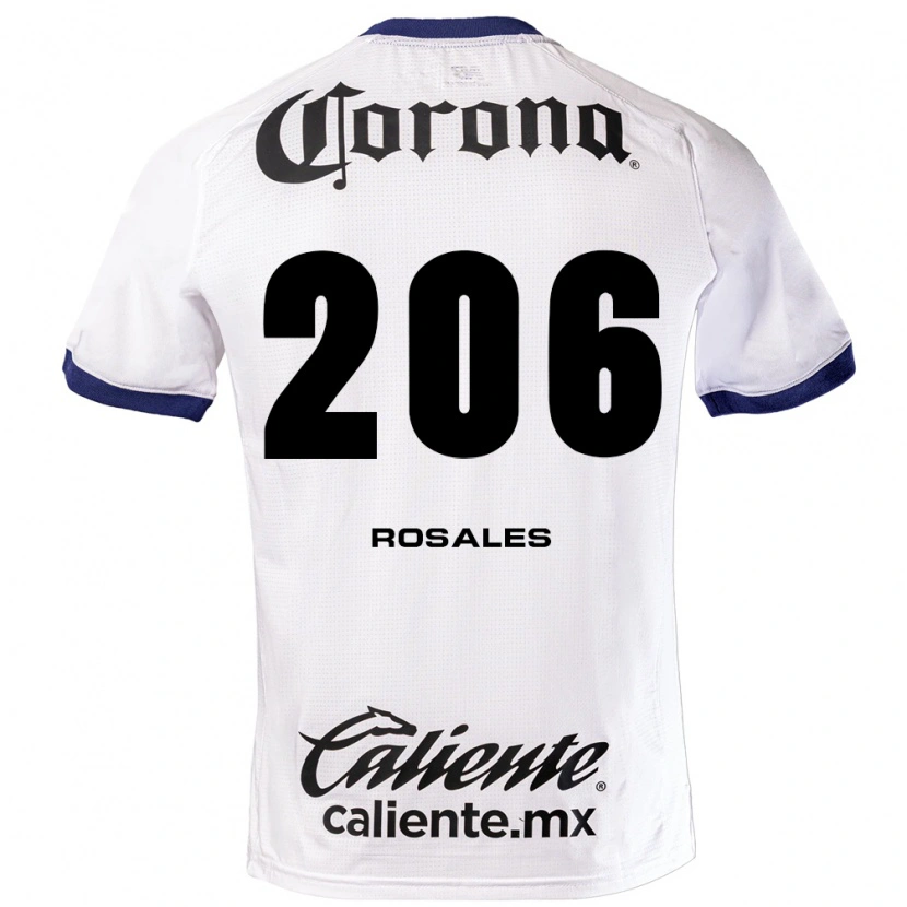 Danxen Barn Santiago Rosales #206 Vit Blå Svart Bortatröja Matchtröjor 2026/27 Tröjor T-Tröja