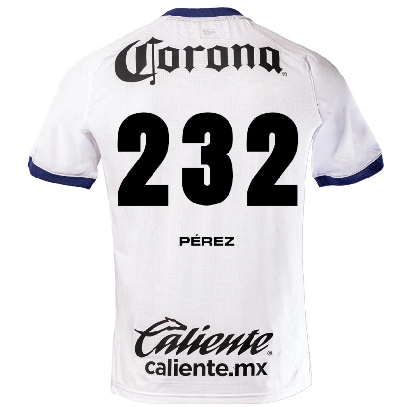 Danxen Barn Diego Pérez #232 Vit Blå Svart Bortatröja Matchtröjor 2026/27 Tröjor T-Tröja