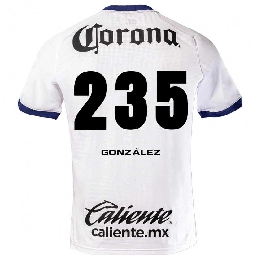 Danxen Barn Ian González #235 Vit Blå Svart Bortatröja Matchtröjor 2026/27 Tröjor T-Tröja