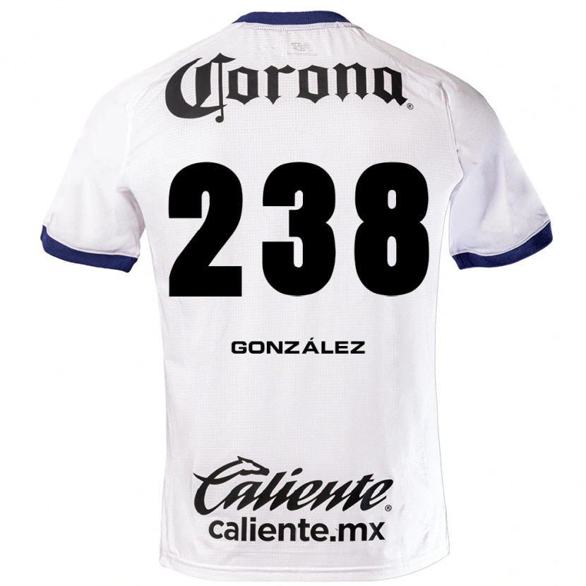 Danxen Barn Geovani González #238 Vit Blå Svart Bortatröja Matchtröjor 2026/27 Tröjor T-Tröja