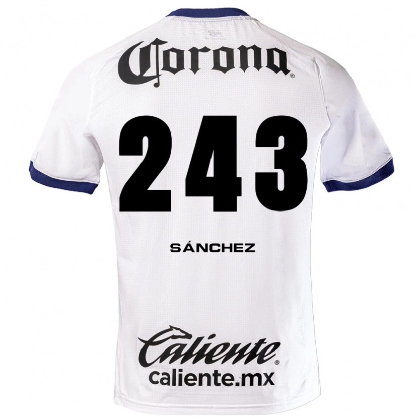 Danxen Barn Cedric Sánchez #243 Vit Blå Svart Bortatröja Matchtröjor 2026/27 Tröjor T-Tröja