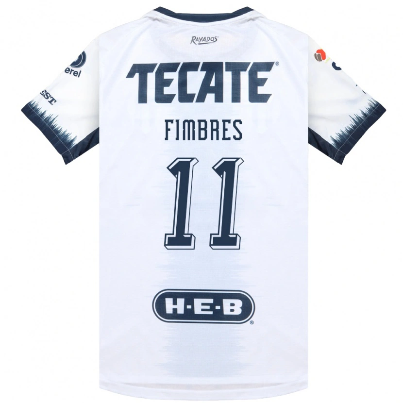 Danxen Barn Iker Fimbres #11 Vit Bläckblå Röd Bortatröja Matchtröjor 2026/27 Tröjor T-Tröja