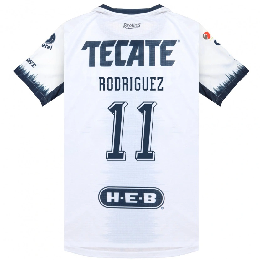 Danxen Barn Lizette Rodriguez #11 Vit Bläckblå Röd Bortatröja Matchtröjor 2026/27 Tröjor T-Tröja