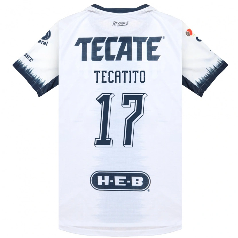 Danxen Barn Jesús Corona #17 Vit Bläckblå Röd Bortatröja Matchtröjor 2026/27 Tröjor T-Tröja