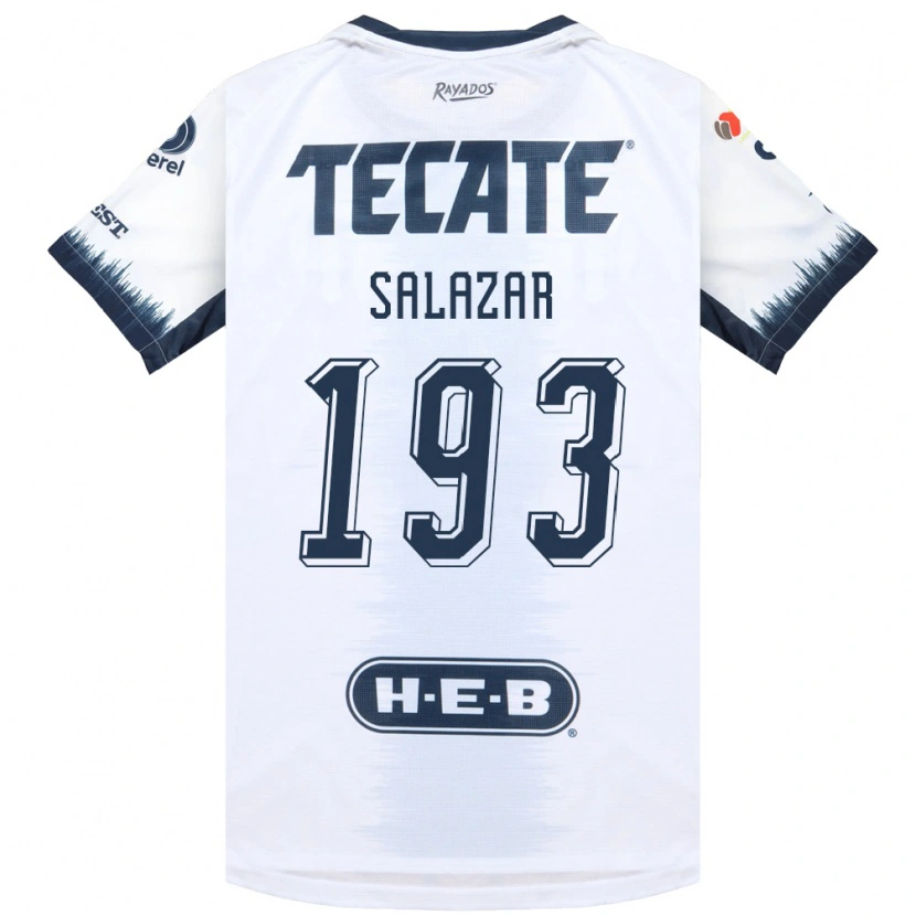 Danxen Barn Jofran Salazar #193 Vit Bläckblå Röd Bortatröja Matchtröjor 2026/27 Tröjor T-Tröja