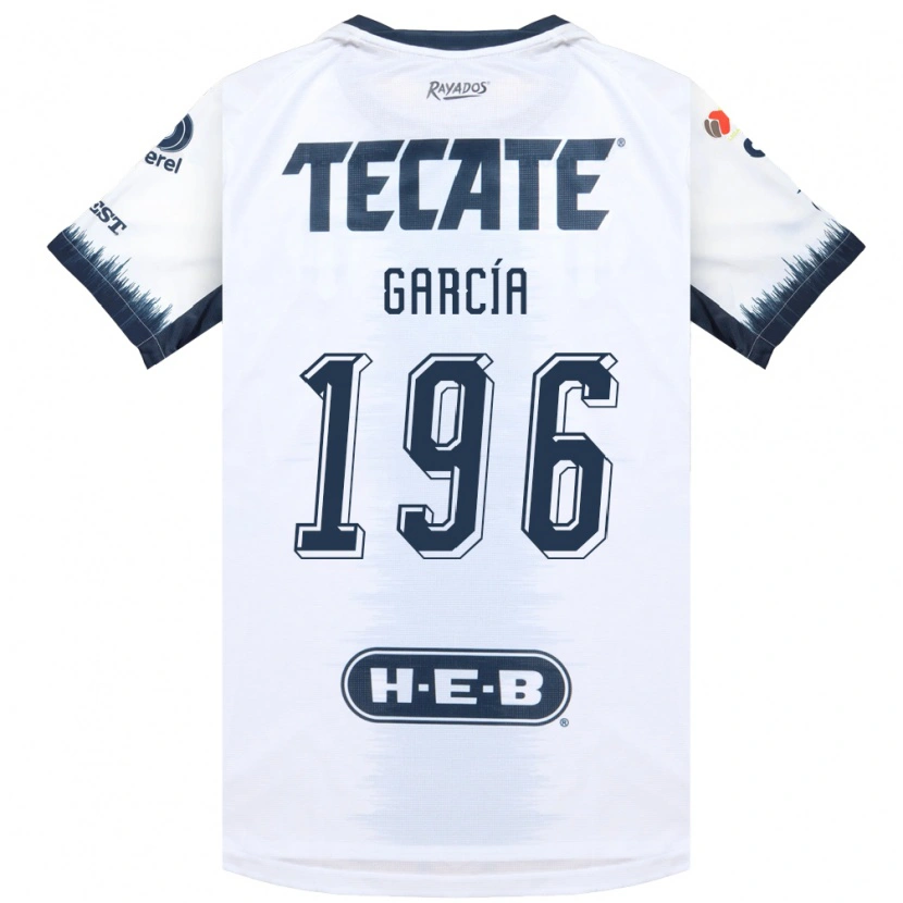 Danxen Barn Diego García #196 Vit Bläckblå Röd Bortatröja Matchtröjor 2026/27 Tröjor T-Tröja